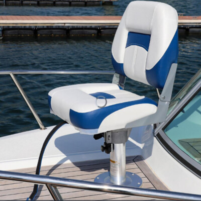 Deluxe Low Back Folding Boat Seat 13