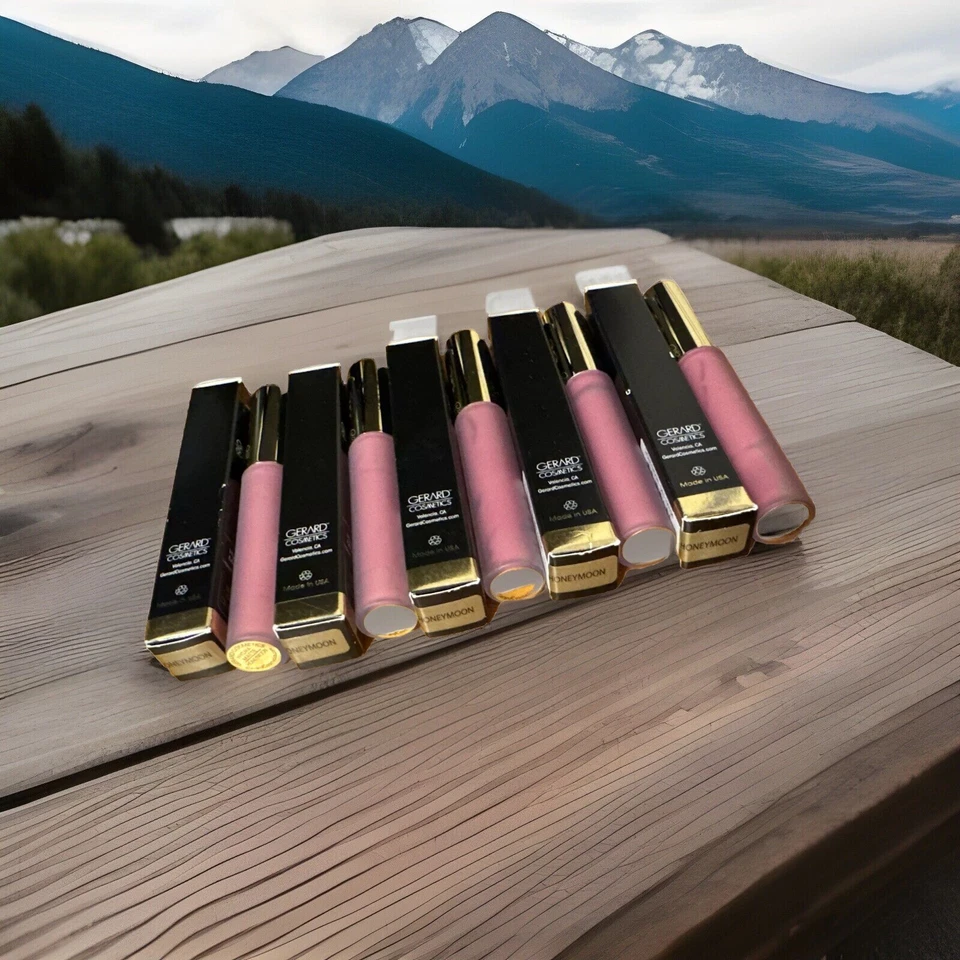 Лот из 5: Gerard Cosmetics Long Wear Hydra матовая жидкая помада оттенок медовый месяц - Изображение 3 из 4