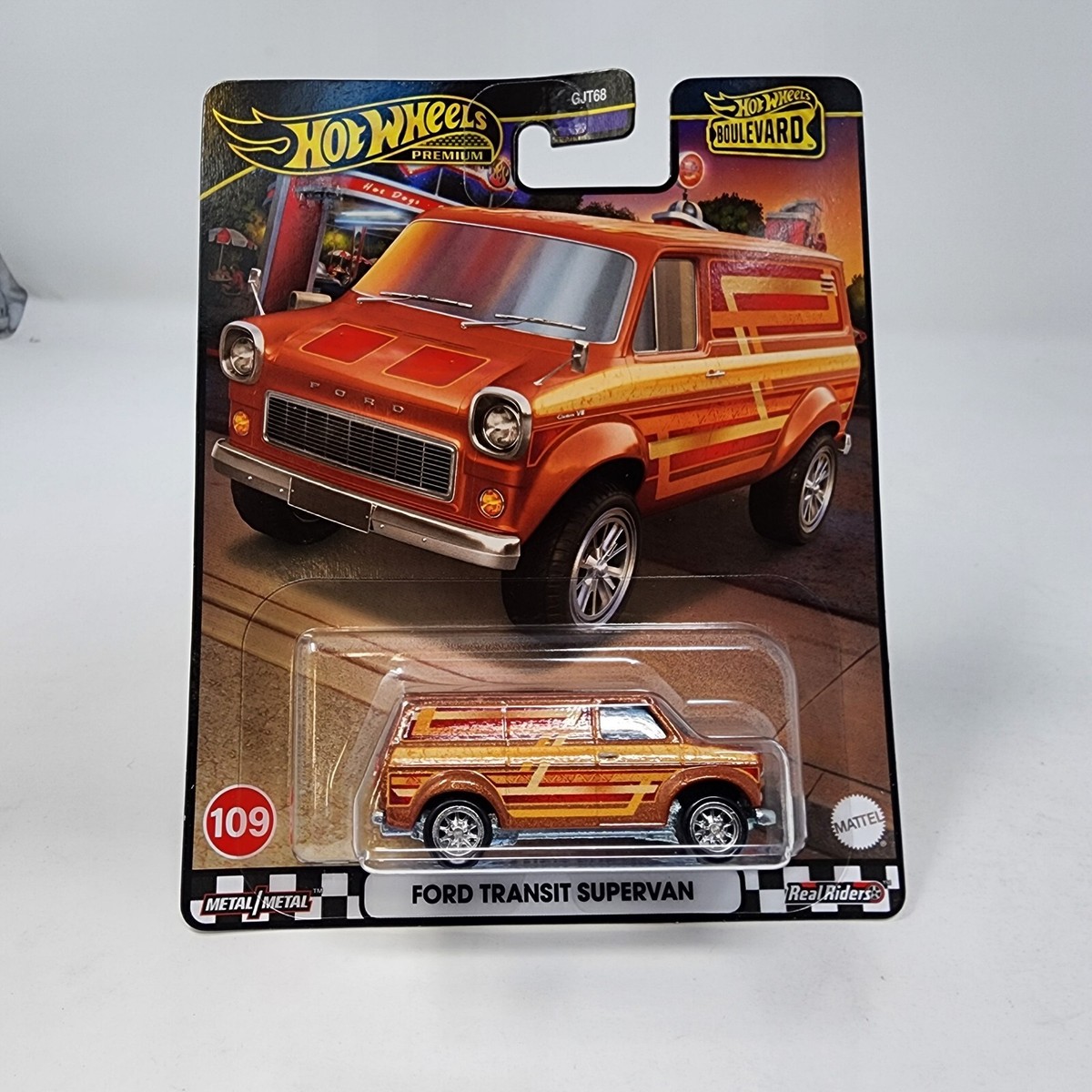 HOTWHEELS レアSUPER VAN ホットウィール スーパーバン Ford Transit Supervan #109 * 2024 Hot Wheels Boulevard Case Y NC4