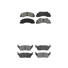 For Ford F-150 Expedition Lincoln Front Rear Semi-Metallic Brake Pads Kit