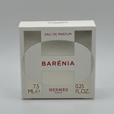 NEW NIB HERMES BARENIA Eau de PARFUM 7.5ml/0.25oz Travel Mini Bottle Splash ATHN