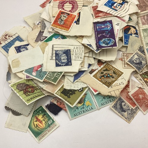Mixed Bundle of Vintage Australian & International Stamps (Used) (C1) NS#8666 - 第 2/7 張圖片