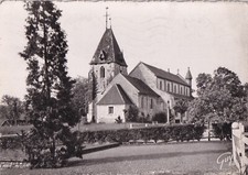 Carte postale 10x15cm postcard MUIDS 2 l'église timbrée 1917