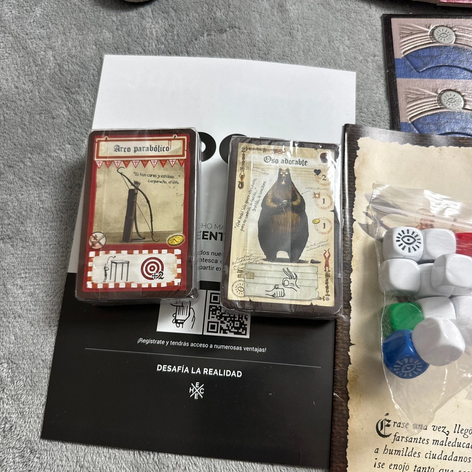 Dungeon Fighter Spanish Board Game 2014 Horrible Games EdgeLorenzo Silver New - Image 2 of 4