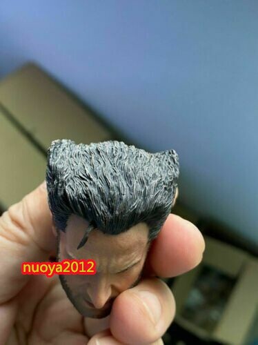 1/6 Wolverine Jackman Male Head Sculpt Carving For 12'' Male Action Figure Body - Picture 5 of 11