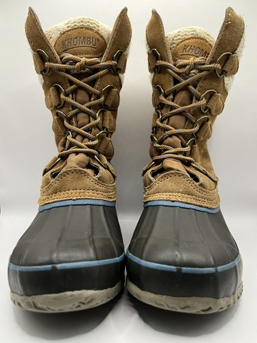 Womens Khombu Cozy Tall Pac Suede Snow Duck Boots US Size 7M - Picture 3 of 14