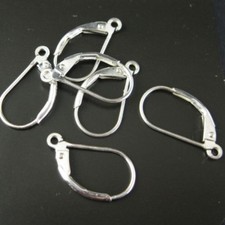 Sterling Silver Lever Back Earring Findings 3 pairs 