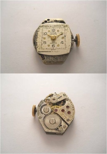TITUS GENEVE 17 Jewel HELIOS Swiss Watch SXW CODE Movement FOR REPAIR OR PARTS