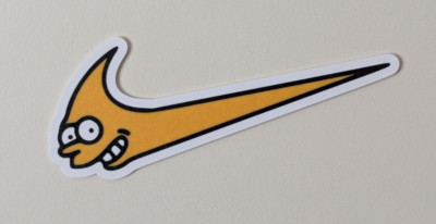 The Simpsons Swoosh Sign Display Wall Art 3d Printed