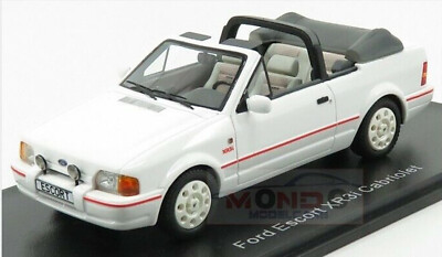 Neo Scale Models FORD Escort MKIV 1986 XR3i Cabriolet Weiß 1:43 Resin 44956