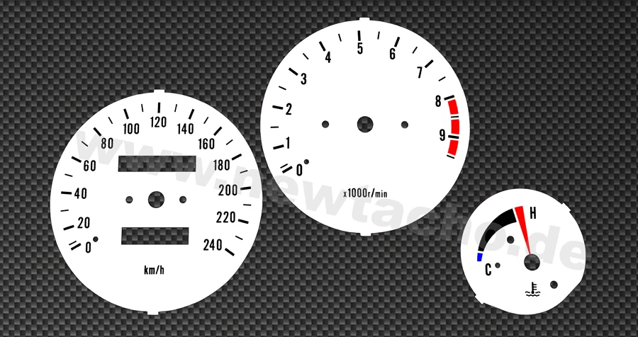 Discos Velocímetro Apto para Yamaha TDM 850 Tacómetro TDM850 Gauge Esferas Kit - Imagen 1 de 1