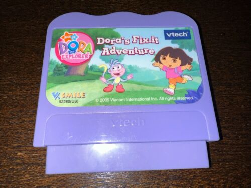 VTech V.Smile DORA’S FIX-IT ADVENTURE Game Cartridge Dora The Explorer - Tested! - Picture 1 of 2