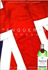 Tanqueray London Imported Dry Gin Advertisement Postcard C173