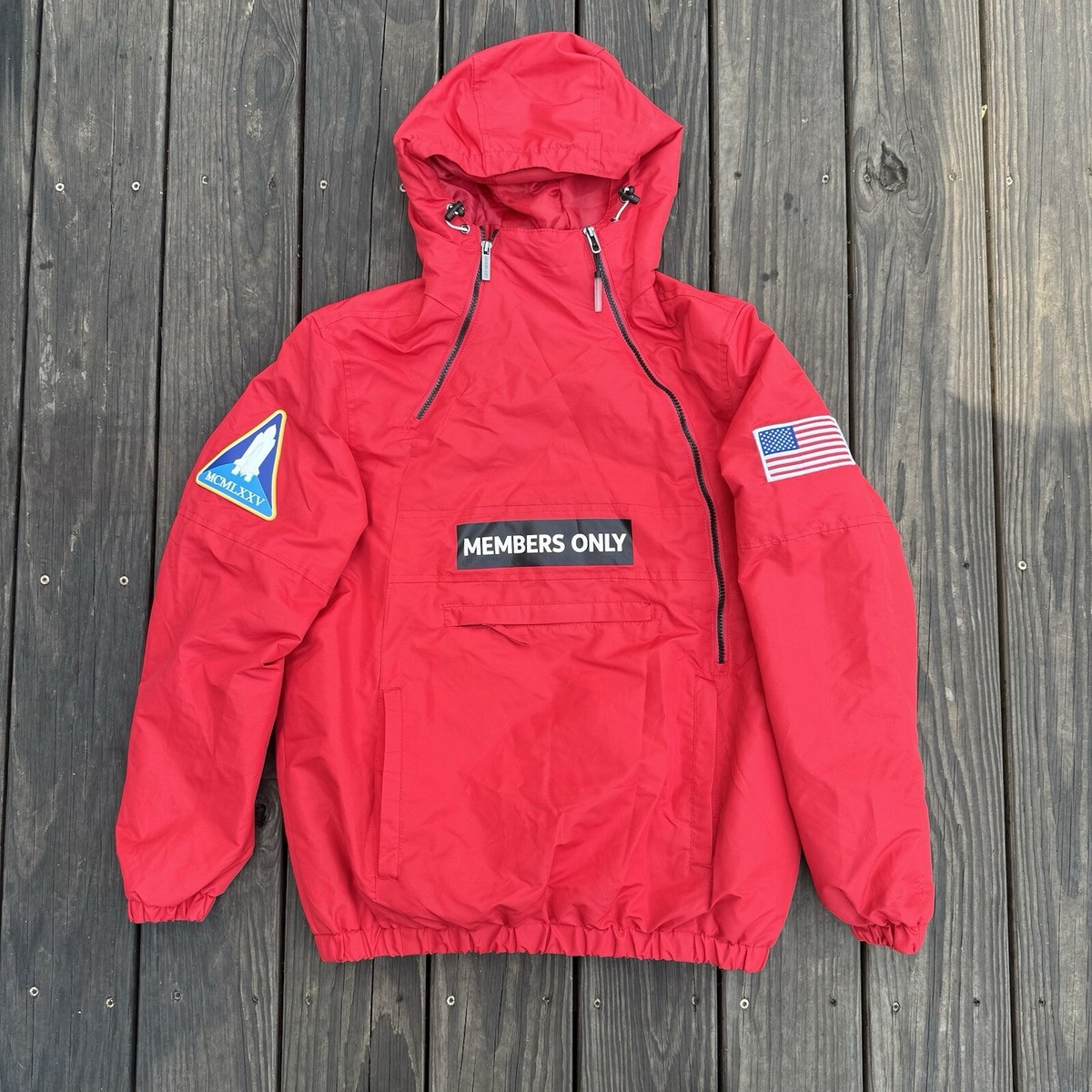 Members Only x NASA Red Anorak Jacket Mens Size Small | eBay Members Only x NASA Red Anorak Jacket Mens Size Small | eBay