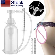 Women Enema Anal Vaginal irrigator Enemator Douche Cleaner Bottle Pump 300ML