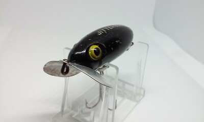 Vintage Fred Arbogast JITTERBUG Black 2.5