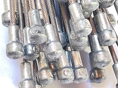 1x cable BRAKE Campagnolo 160 cm "C" impressa sulla testa cavo freno VINTAGE