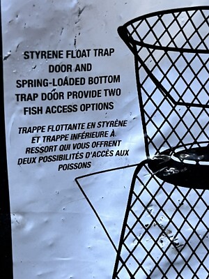 berkley collapsible floating fish basket Berkley fishing accs. collapsible floating fish basket 15“ W 21” Float Trap  Door