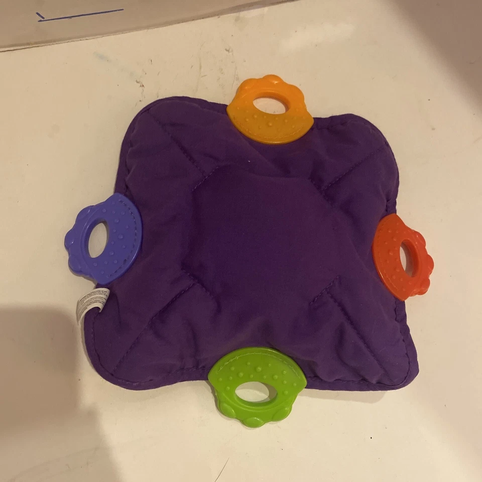 Nubby Yellow Monkey Teething Square  - Image 3 of 3