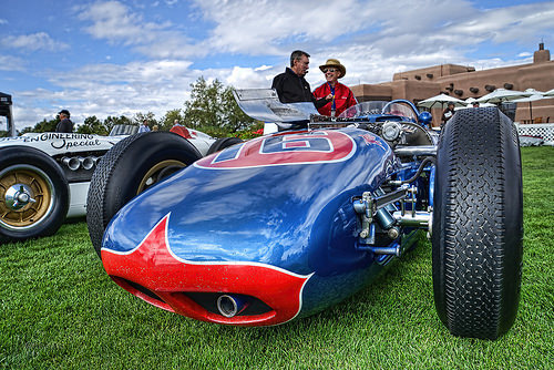 Modèle Réduit De Voiture De Course 1:18 - Hot Rod Ford - Année 1966 - Métal - Collection