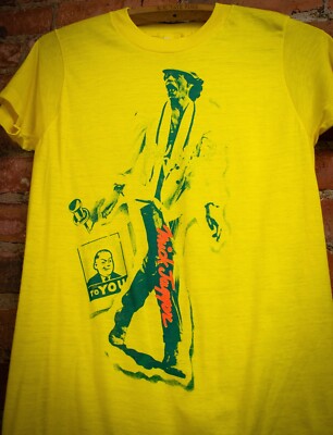 Vintage Mick Jagger Bootleg Concert T Shirt 70s Yellow XS | eBay 