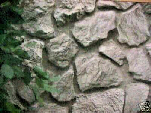 Rock facing molds wall stone veneer plastic concrete moulds  6"-13" set 12 asst.