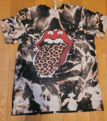 sublimation on bleached shirt