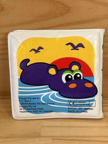 WATER FRIENDS “Purple” Beautiful Waterproof Baby Bath Book Padded Picture Story - Picture 21 of 24