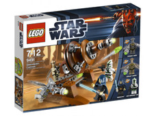 Lego Geonosian Cannon 9491 Star Wars Minifigure Building Set