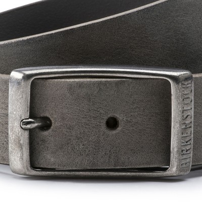 Birkenstock Oiled Leather Belt KANSAS Grey BNWT | eBay display picture 2