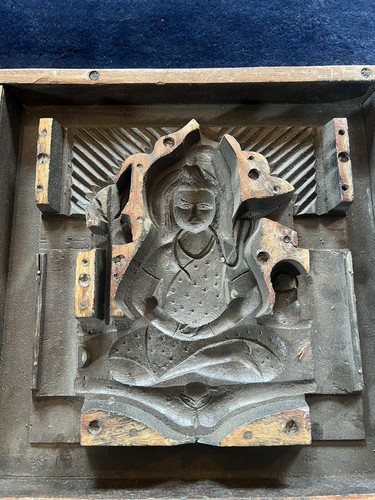 Stunning, Antique Wood Cement Mold from India No Markings. - Picture 4 of 17