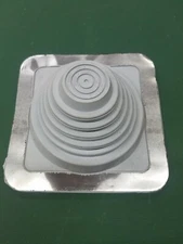 MASTER FLASH, ROOF FLASHING, NO 3, 1/4" TO 5 3/4" PIPE, 8"X8" BASE, H: 3-3/8"