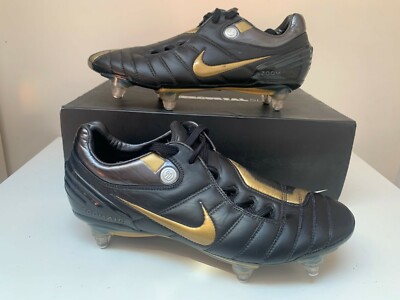 NIKE TIEMPO R10 RONALDINHO GOLD TOTAL 90 T90 CTR360 SOCCER SHOES