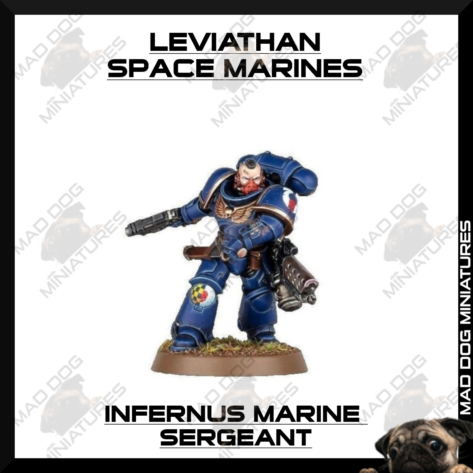 Warhammer 40K Leviathan Push Fit Space Marine Infernus Intercessor
