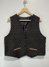 Equestrian horse theme suit vest size XL men  s Stableware by Jacqui