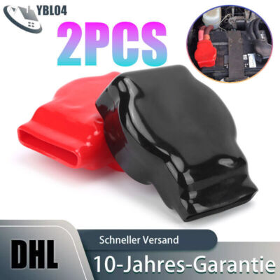 2Pcs Batteriepolabdeckungen, Batterieklemmen-Lsolierschutzkappen Für ll Auto