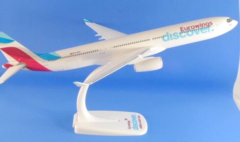 HERPA 613668 Aereo modello Airbus A330-300 Eurowings Discover 1:200 Snap-Fit - Immagine 4 di 4