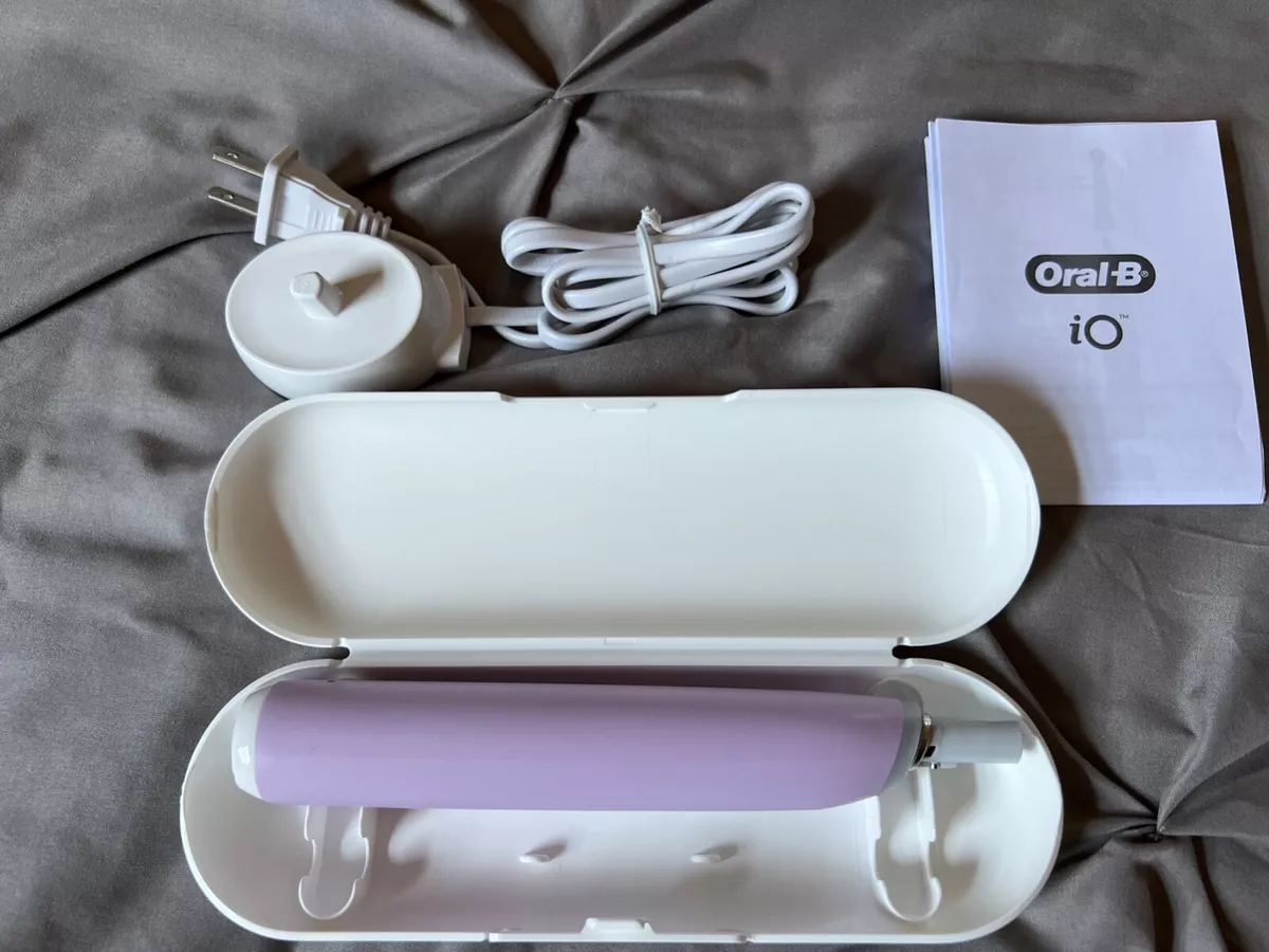 Oral-B iO Series 4 Electric Toothbrush Lavender EUC NO BOX NO BRUSH HEAD - READ