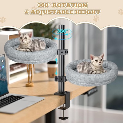 Cat Bed For Desk Perfect Desk Pet Nest Cat Bed For Indoor Cats Height Adjustable