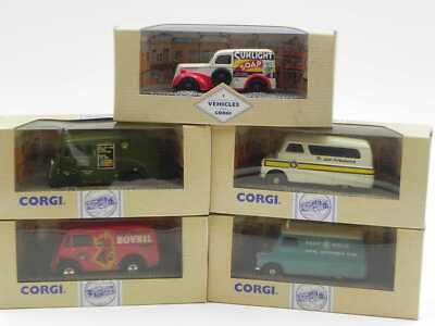 Corgi Classic Veichles Morris J Bedford Ca Ford Popular Van Dormobile 1/43