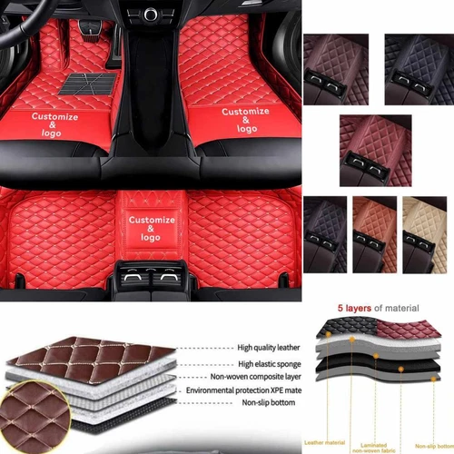 For Toyota Sequoia-Solara-Supra Car Floor Mats Custom Auto Carpets Waterproof - Imagen 3 de 40