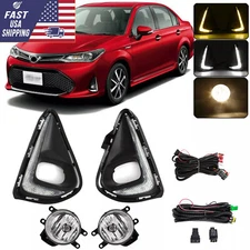 For Toyota Corolla (Axio) 2018-2021 LED DRL Fog Light Kits with Halogen Bulbs
