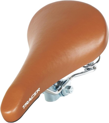 Insister Enfant Opposition selle vélo royal drifter marron motif cigarette tempo