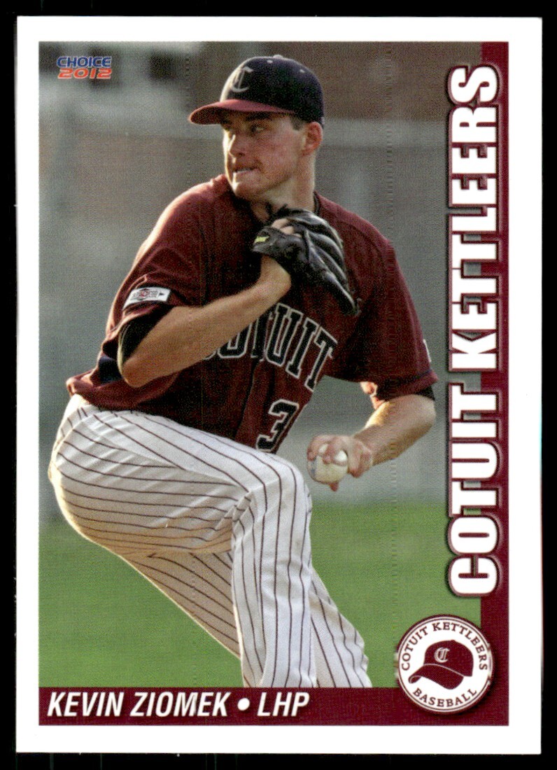 2012 Choice Kevin Ziomek Rookie Cotuit Kettlers Cape Cod League eBay