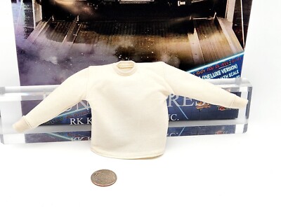 Hot Toys MMS610 BTTF II Doc Brown action Figure's 1/6 Long Sleeves White Shirt 