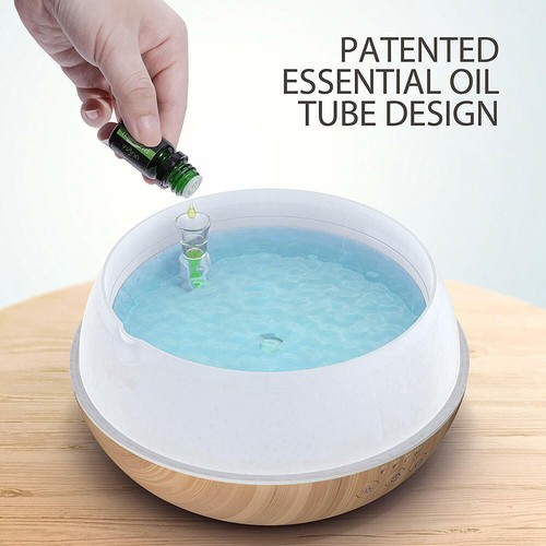 Anjou AD012 500ml Cool Mist Humidifier Aromatherapy Diffuser with Free Oil DI61B - Picture 9 of 12