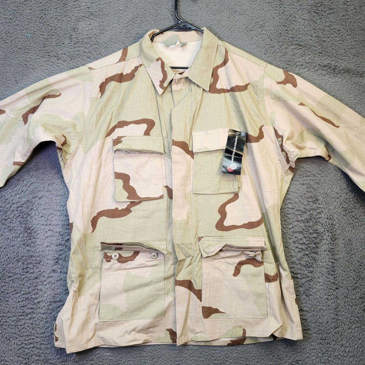 Propper International Desert Camo Jacket Mens XL Long 3 Color BDU