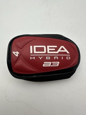 Adams IDEA a3 Boxer 4 Hybrid / Rescue Golf Headcover rot & schwarz schneller Versand