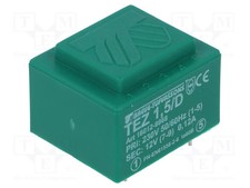 Transformer: encapsulated 125mA 12V 1.5VA IP00 230VAC PCB