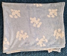 George Home blue Mickey Mouse Blanket fleece 70x90cm  Used